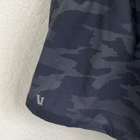 VUORI Women's Black Watercolor Camo Clementine Running Liner Shorts - Picture 6 of 8